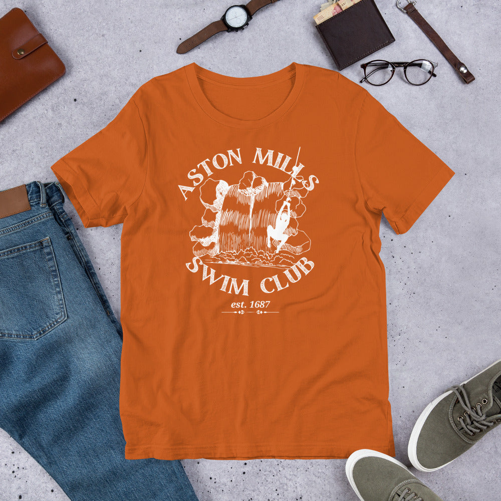 Aston Pride - Aston Mills Swim Club Shirt - The Falls - Llewellyn Mill Dam